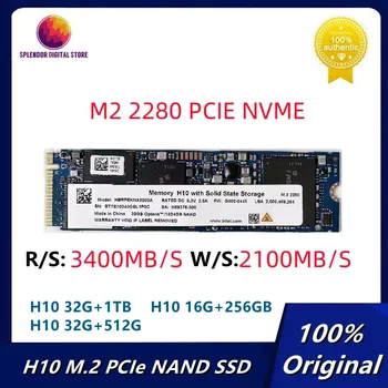 Оригинальный H10 1 ТБ 512 ГБ SSD M.2 2280 PCIe NVMe с 32 ГБ оперативной памяти 256 ГБ SSD с 16 ГБ оперативной памяти Для Intel OPTANE