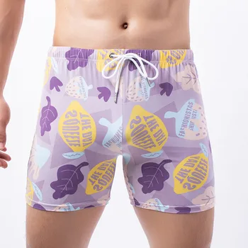 Мужские тонкие полиамидные эластичные быстросохнущие брюки для водных видов спорта Больших размеров, летние пляжные шорты