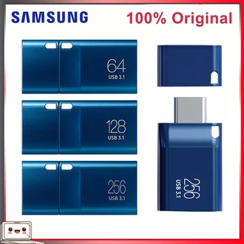 SAMSUNG Type-C USB Флэш-накопитель 256G 128G 64GB Флеш-накопитель USB 3.1 Флешка Memory Stick Для ПК/Ноутбука/Смартфона/планшета 400 мб/с.